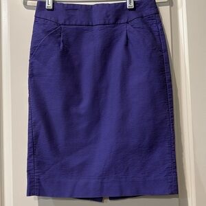 J. Crew Pencil Skirt (Purple)